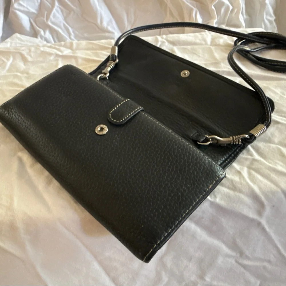 Brighton black leather